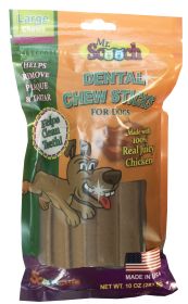 10 Ounce Large Dental Chews Chicken & Mint 12X9X11 PDQ of 12