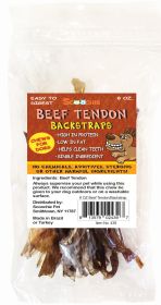 Beef Tendon / Back Strap 8 Ounce in Zip Lock Bag
