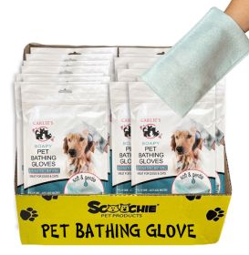 Carlies Pet Bathing Soapy Glove 5 Pack 12x9x11 PDQ of 16