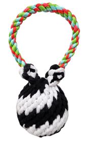 Large Super Scooch Braided Rope Man With Squeaker 9 Inch