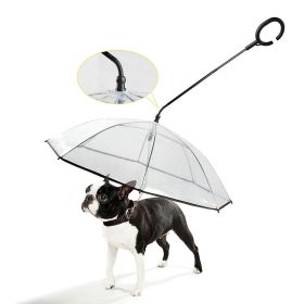 Adjustable Pet Dog Umbrella with Leash