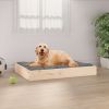 Dog Bed-Solid Wood Pine