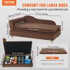 VEVOR Pet Sofa, for Large-Sized Dogs Dark Brown