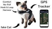 Wireless Tracking w/ Pet Tracker Realtime GPS Size:M
