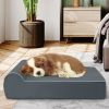 Orthopedic Dog Bed with Headrest