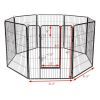 40 Inch 8 Metal Panel Heavy Duty Pet Playpen