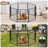 Dog Playpen Indoor Outdoor for Large, Medium Small Dogs