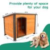 Dog House for Large Dogs(Gold red and black)(M)
