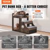 VEVOR Pet Bunk Bed Gray