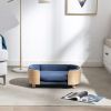 Scandinavian style Elevated Dog Bed Pet  Velvet Cushion