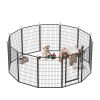 12 Panels Heavy Duty Metal Playpen with door