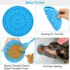 2pcs Dog Lick Pad, Slow Feeder With Powerful Suction