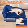 VEVOR Pet Sofa, for medium-Sized Dogs, Blue