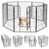 40 Inch 8 Metal Panel Heavy Duty Pet Playpen