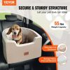 VEVOR Dog Booster Car Seat for Small Medium Dog/Brown