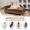 VEVOR Pet Sofa, for Large-Sized Dogs Dark Brown