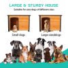 Dog House for Large Dogs(Gold red and black)(M)