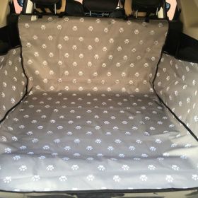 Pet Carriers Dog Car Seat Cover (Color: gray)
