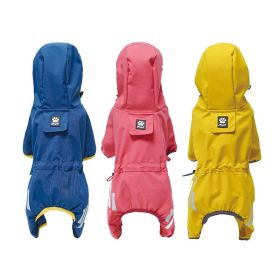 Small dog raincoat (colour: turmeric, size: S (recommended weight 2-3 kg))