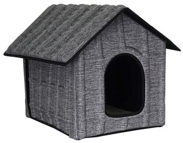 Pet Life 'Collapsi-Pad' Pet House (Color: Grey)