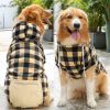 Plaid Dog Hoodie Small Medium Dogs