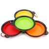 4Pcs Silicone Collapsible Dog Bowls