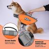 Dog Life Jacket; Reflective, Adjustable Life Preserver
