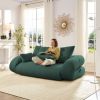 Human Dog Bed, Lazy Sofa Couch, 78.7" Multi-Functional Foldable Sofa Bed, 3-in-1 Teddy Fabric Foam-Filled Sleeper Sofa Bed for Living Room,Guest Bed,P